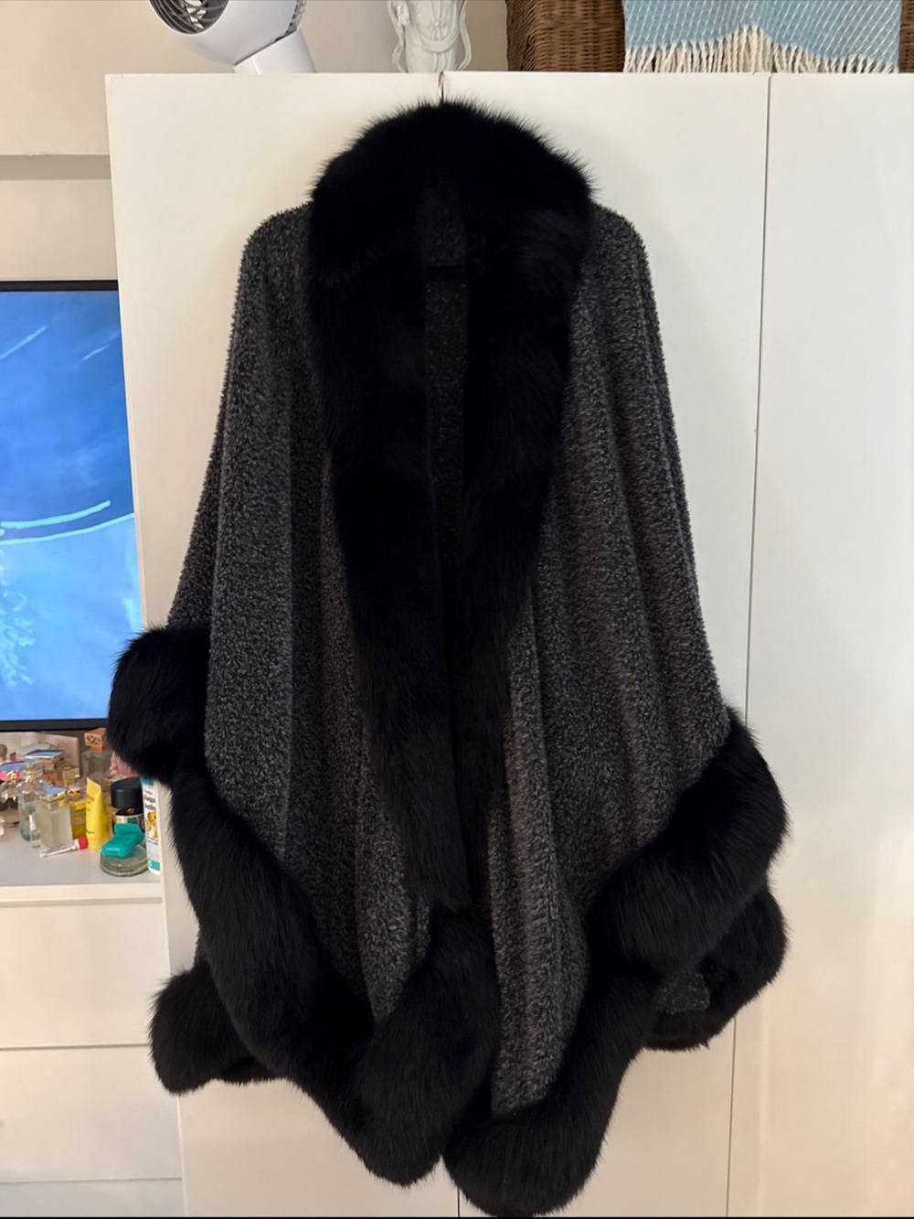 Alpaca and Black Fox trim wrap